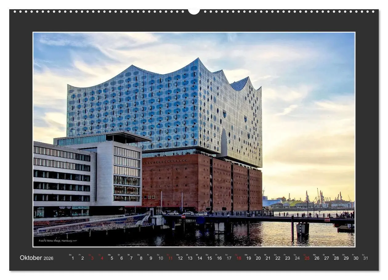 Bild: 9783457834787 | Die Elbphilharmonie Hamburg (Wandkalender 2026 DIN A2 quer),...