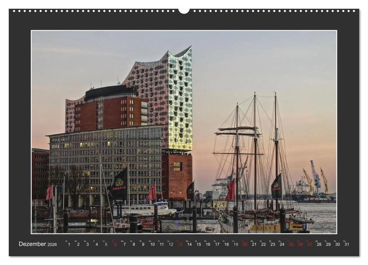 Bild: 9783457834787 | Die Elbphilharmonie Hamburg (Wandkalender 2026 DIN A2 quer),...