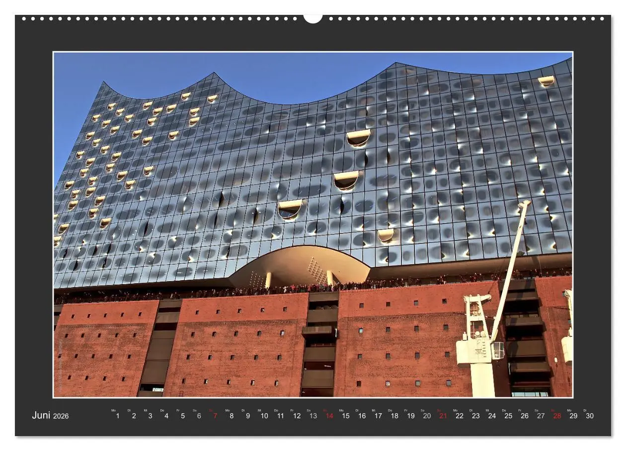 Bild: 9783457834787 | Die Elbphilharmonie Hamburg (Wandkalender 2026 DIN A2 quer),...