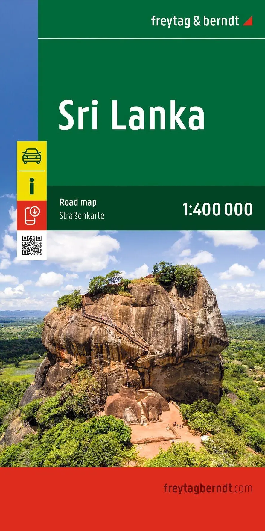 Cover: 9783707924787 | Sri Lanka, Straßenkarte 1:500.000, freytag &amp; berndt | Freytag &amp; Berndt