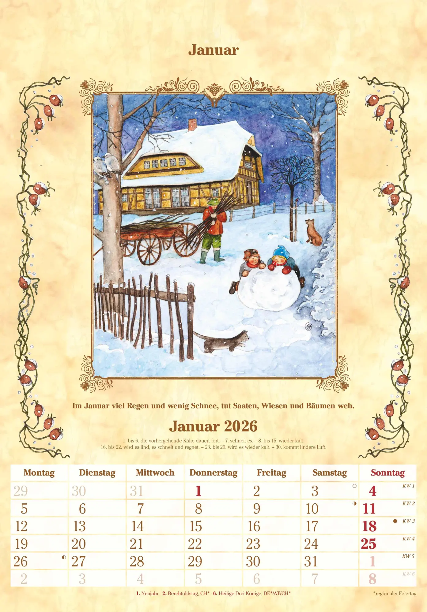 Bild: 4069095004887 | Bauernkalender 2026 - Bildkalender 23,7x34 cm - mit...