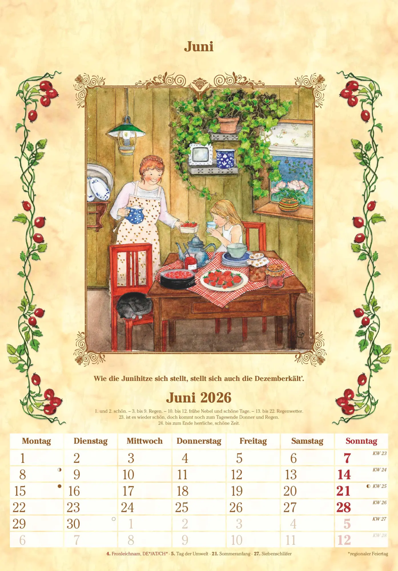 Bild: 4069095004887 | Bauernkalender 2026 - Bildkalender 23,7x34 cm - mit...
