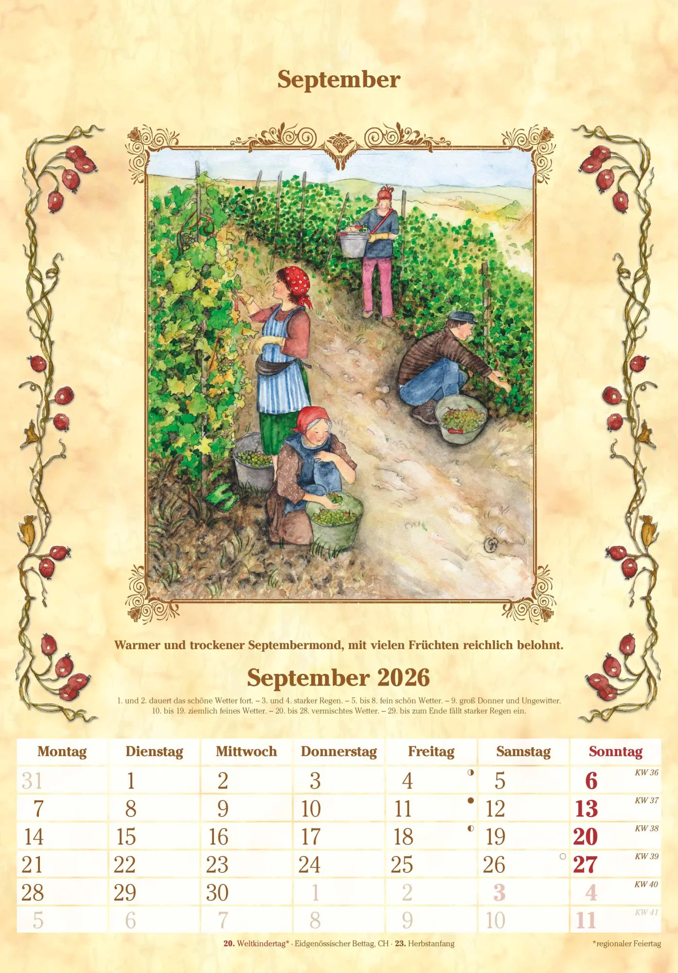 Bild: 4069095004887 | Bauernkalender 2026 - Bildkalender 23,7x34 cm - mit...