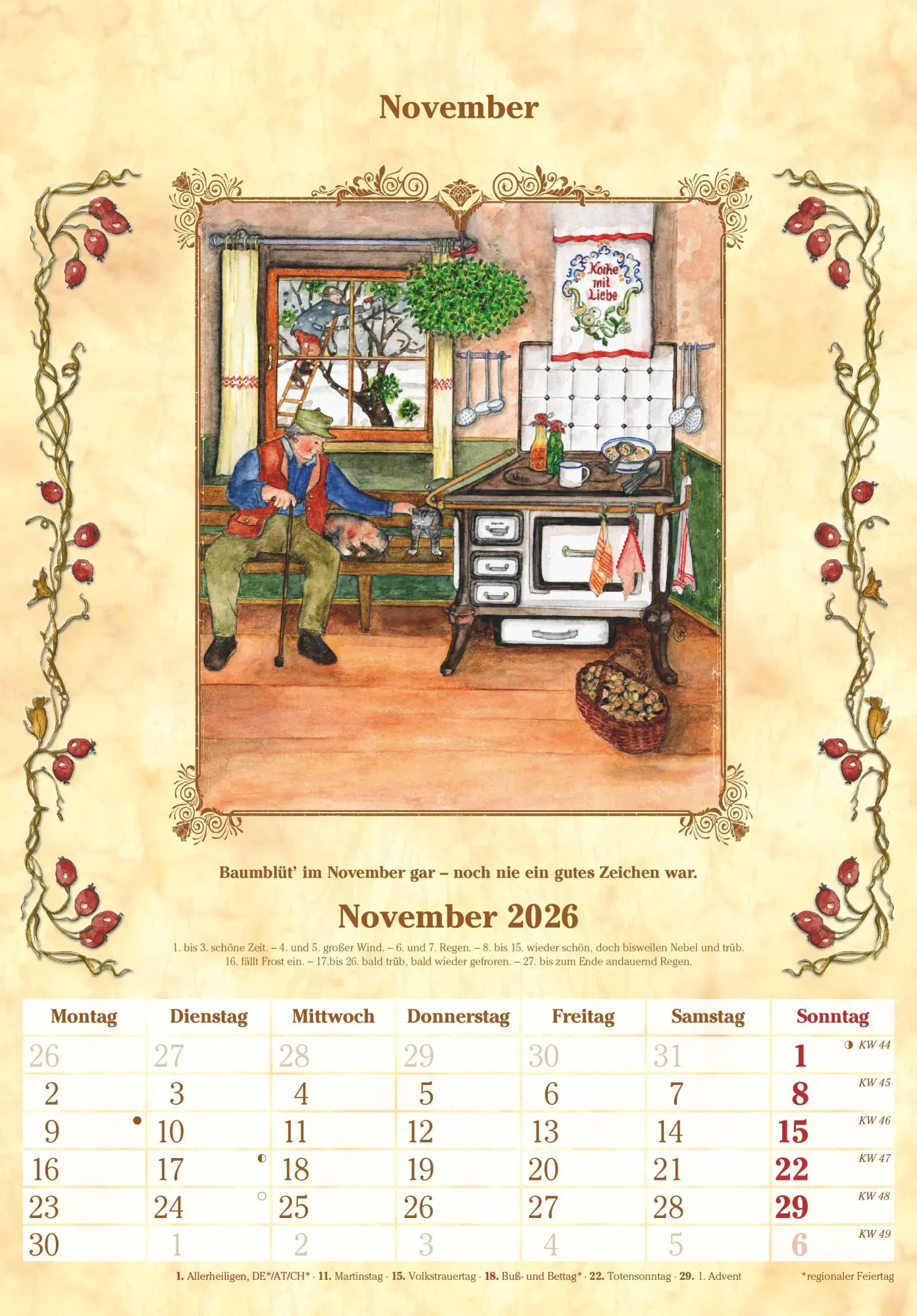Bild: 4069095004887 | Bauernkalender 2026 - Bildkalender 23,7x34 cm - mit...