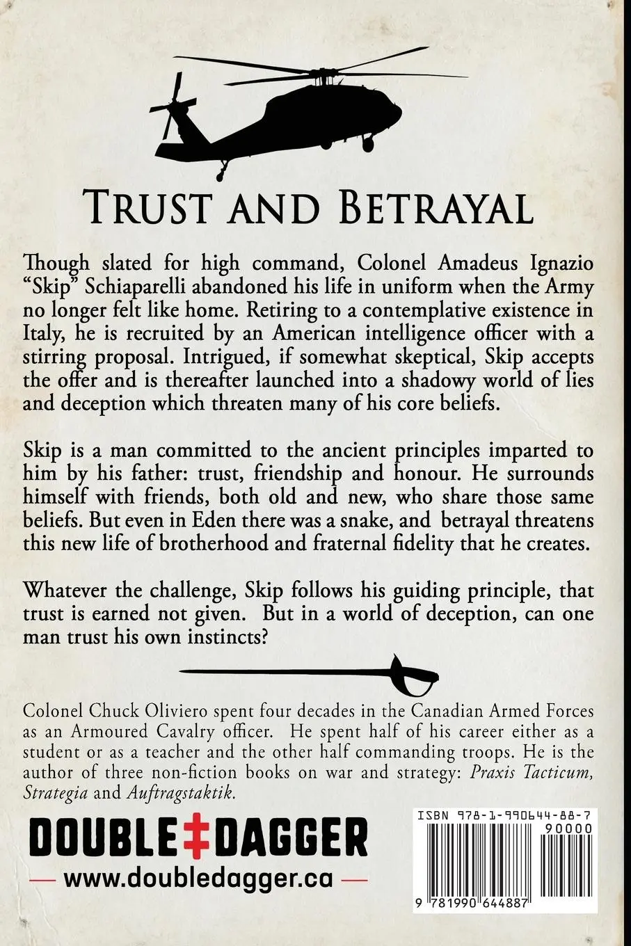 Rückseite: 9781990644887 | The Cohort | Trust and Betrayal | Charles S. Oliviero | Taschenbuch