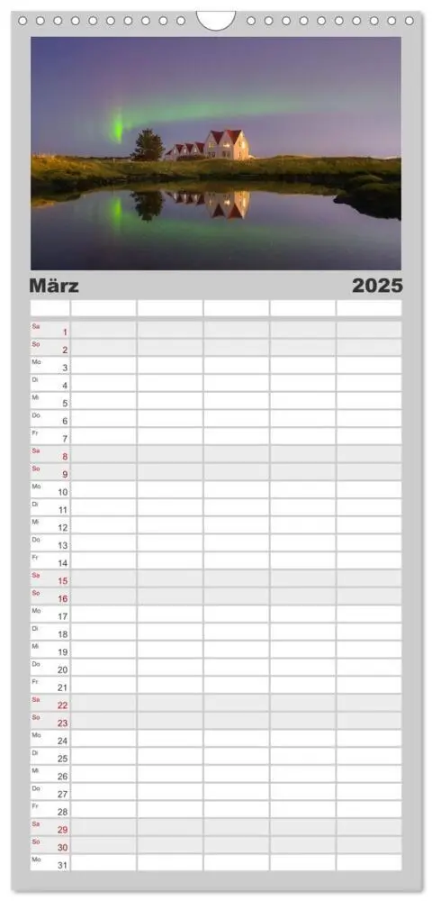Bild: 9783457134887 | Familienplaner 2025 - Island - Traumland am Rande der Arktis mit 5...