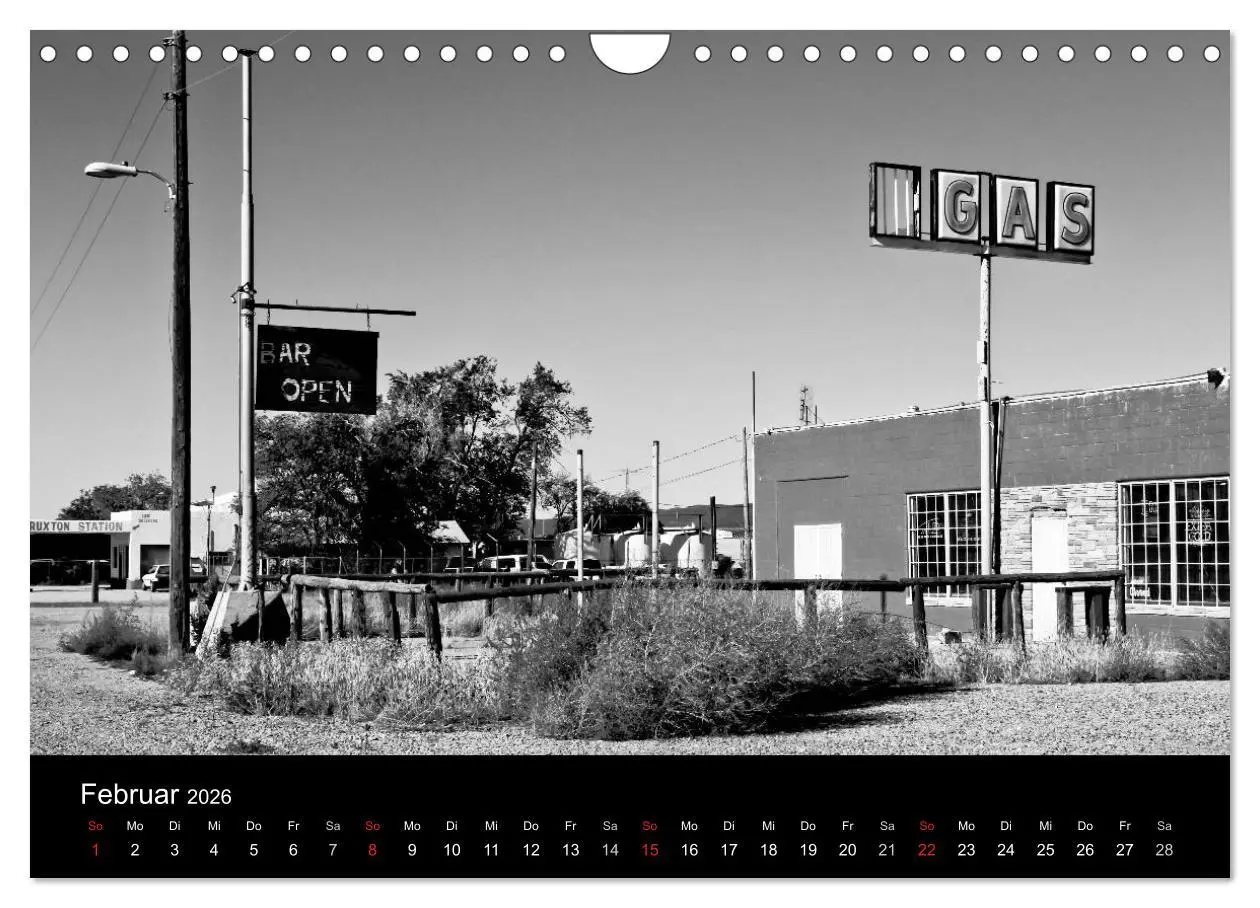 Bild: 9783516154887 | Route 66 (Wandkalender 2026 DIN A4 quer), CALVENDO Monatskalender