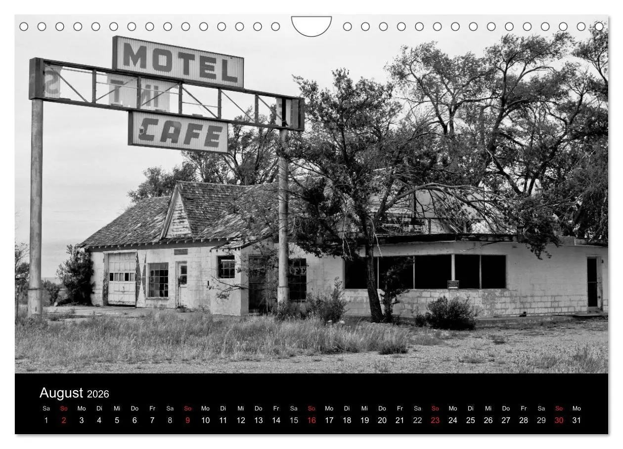 Bild: 9783516154887 | Route 66 (Wandkalender 2026 DIN A4 quer), CALVENDO Monatskalender