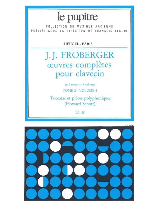 Cover: 9790047324887 | Oeuvres completes tome 2 vol.1 pour clavecin | Johann Jakob Froberger