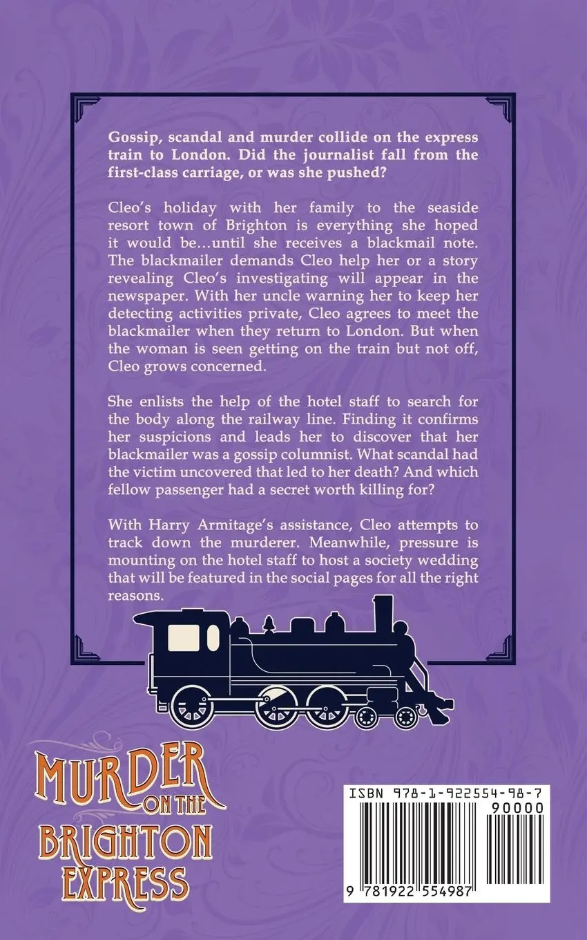 Rückseite: 9781922554987 | Murder on the Brighton Express | C. J. Archer | Taschenbuch | Englisch