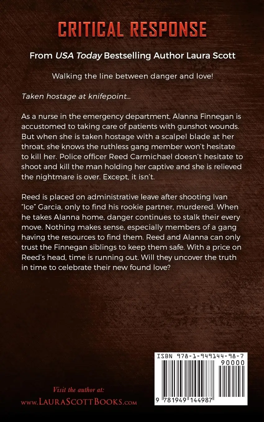 Rückseite: 9781949144987 | Critical Response | Laura Scott | Taschenbuch | Englisch | 2023