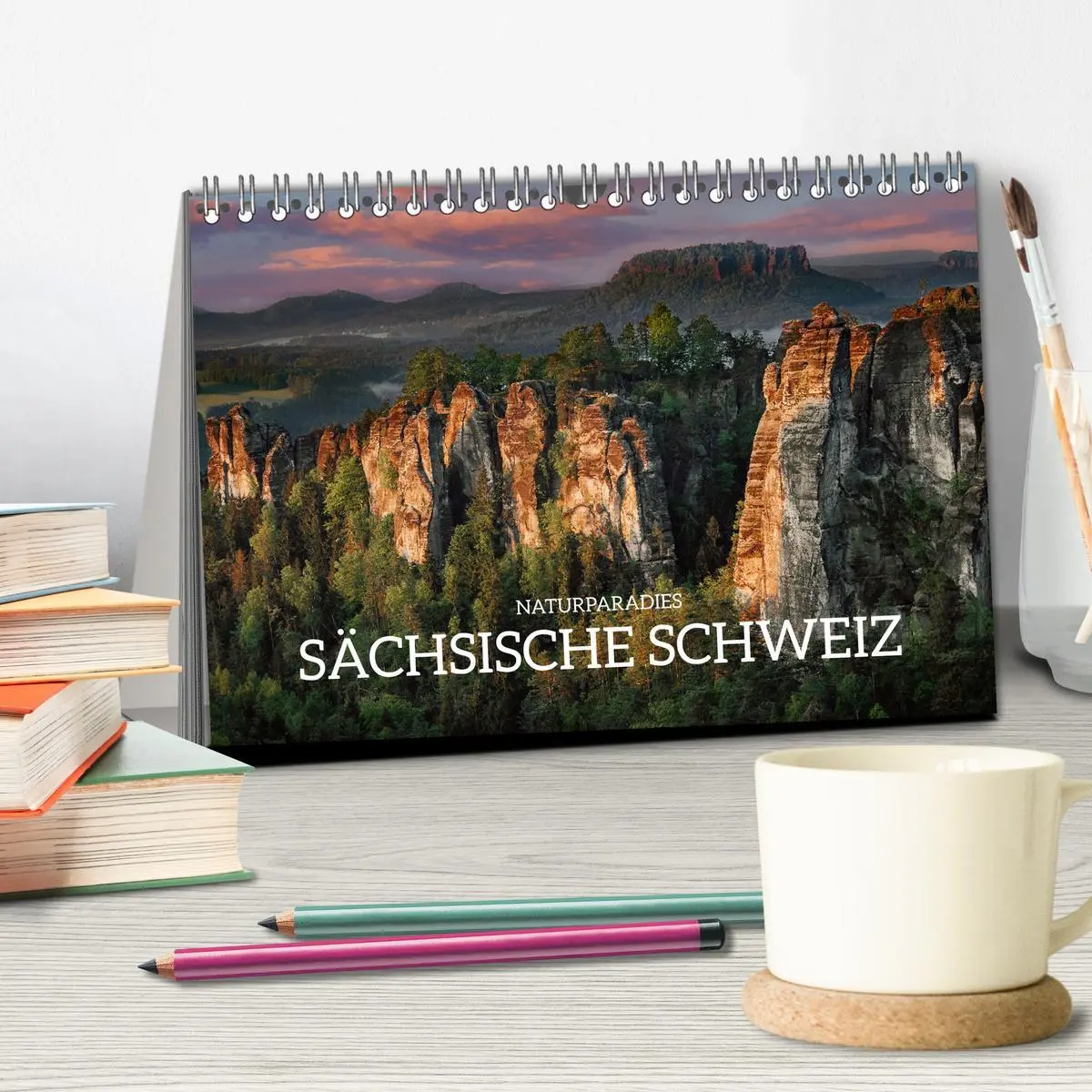 Bild: 9783457504987 | Naturparadies Sächsische Schweiz (Tischkalender 2026 DIN A5 quer),...