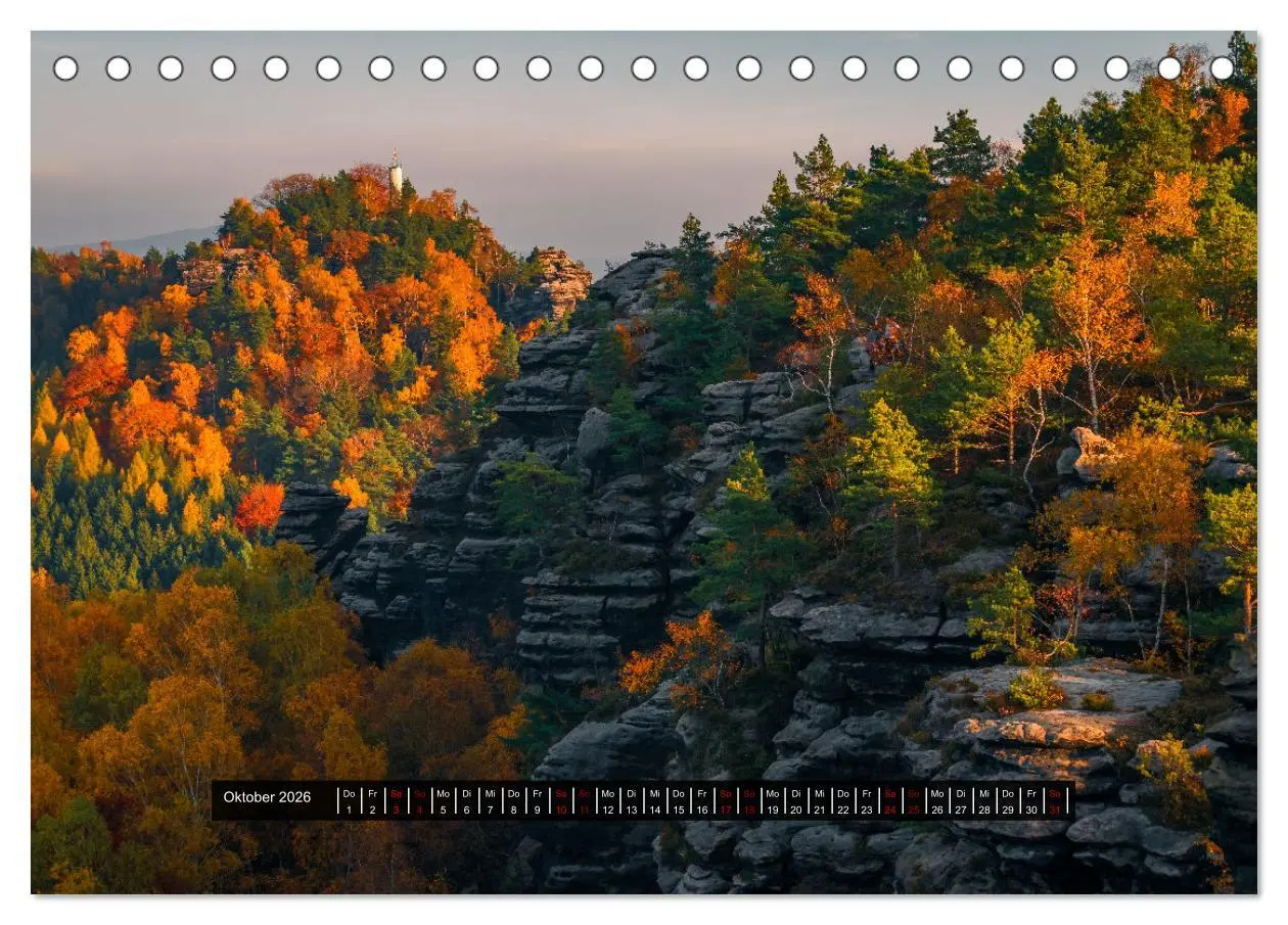 Bild: 9783457504987 | Naturparadies Sächsische Schweiz (Tischkalender 2026 DIN A5 quer),...