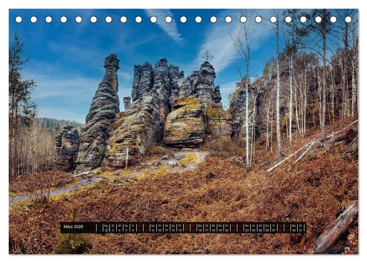 Bild: 9783457504987 | Naturparadies Sächsische Schweiz (Tischkalender 2026 DIN A5 quer),...