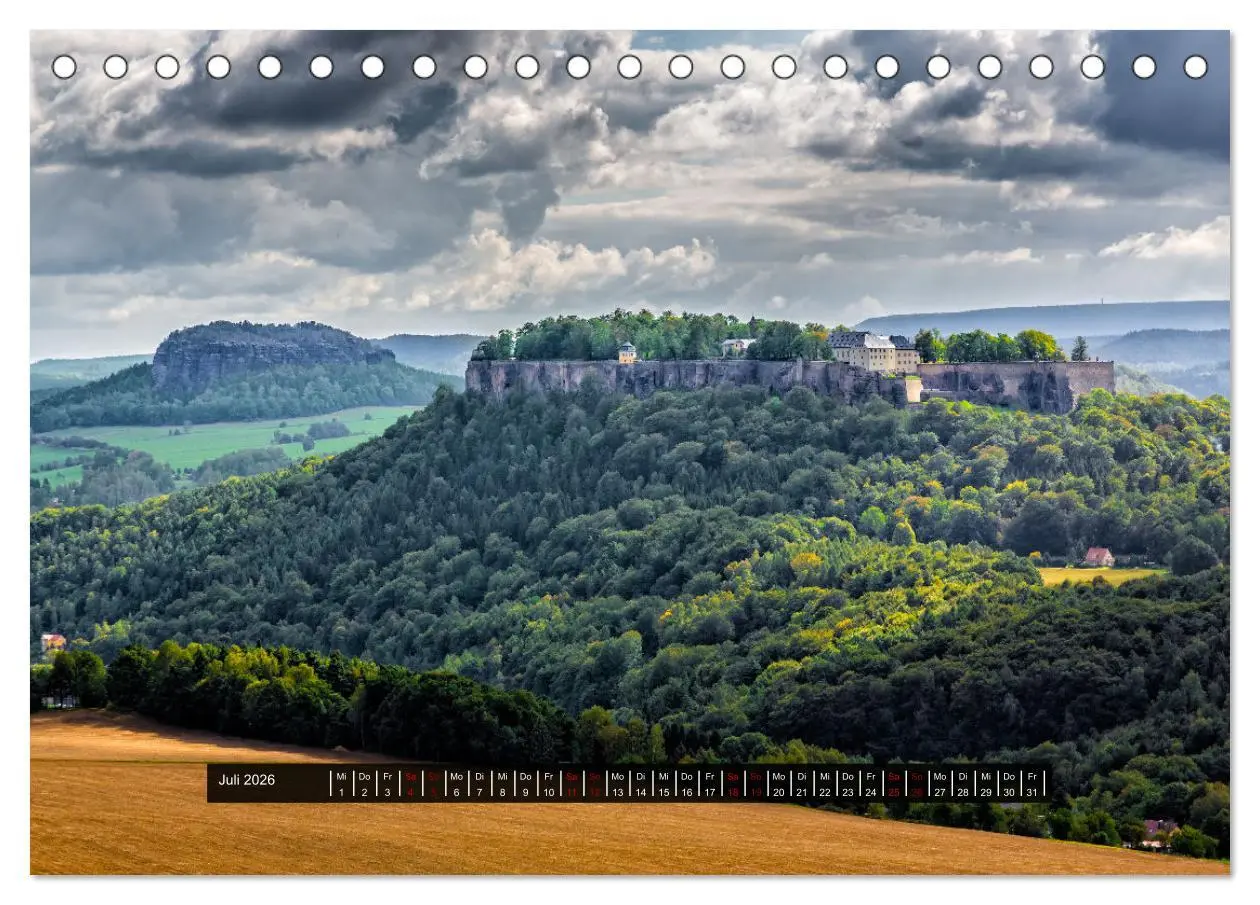 Bild: 9783457504987 | Naturparadies Sächsische Schweiz (Tischkalender 2026 DIN A5 quer),...