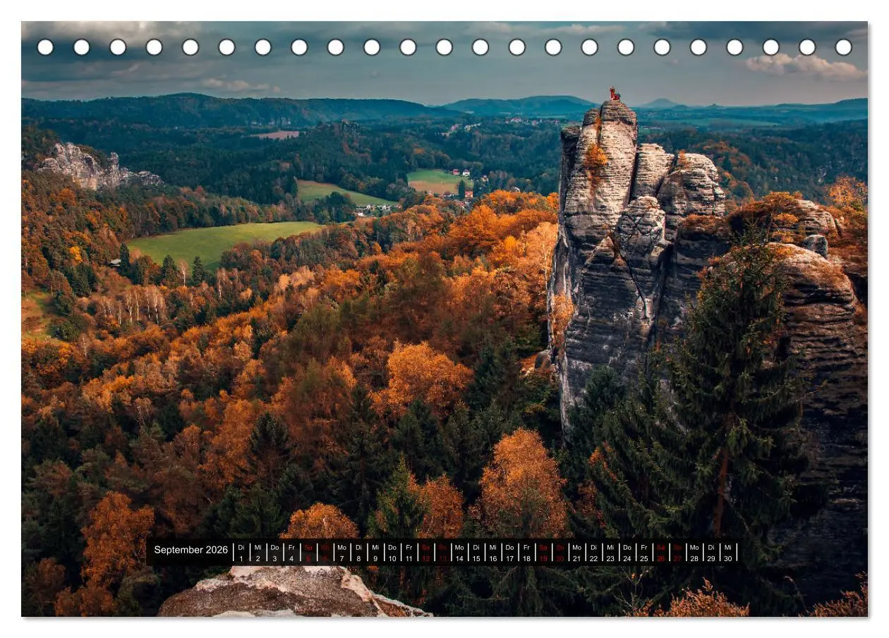 Bild: 9783457504987 | Naturparadies Sächsische Schweiz (Tischkalender 2026 DIN A5 quer),...