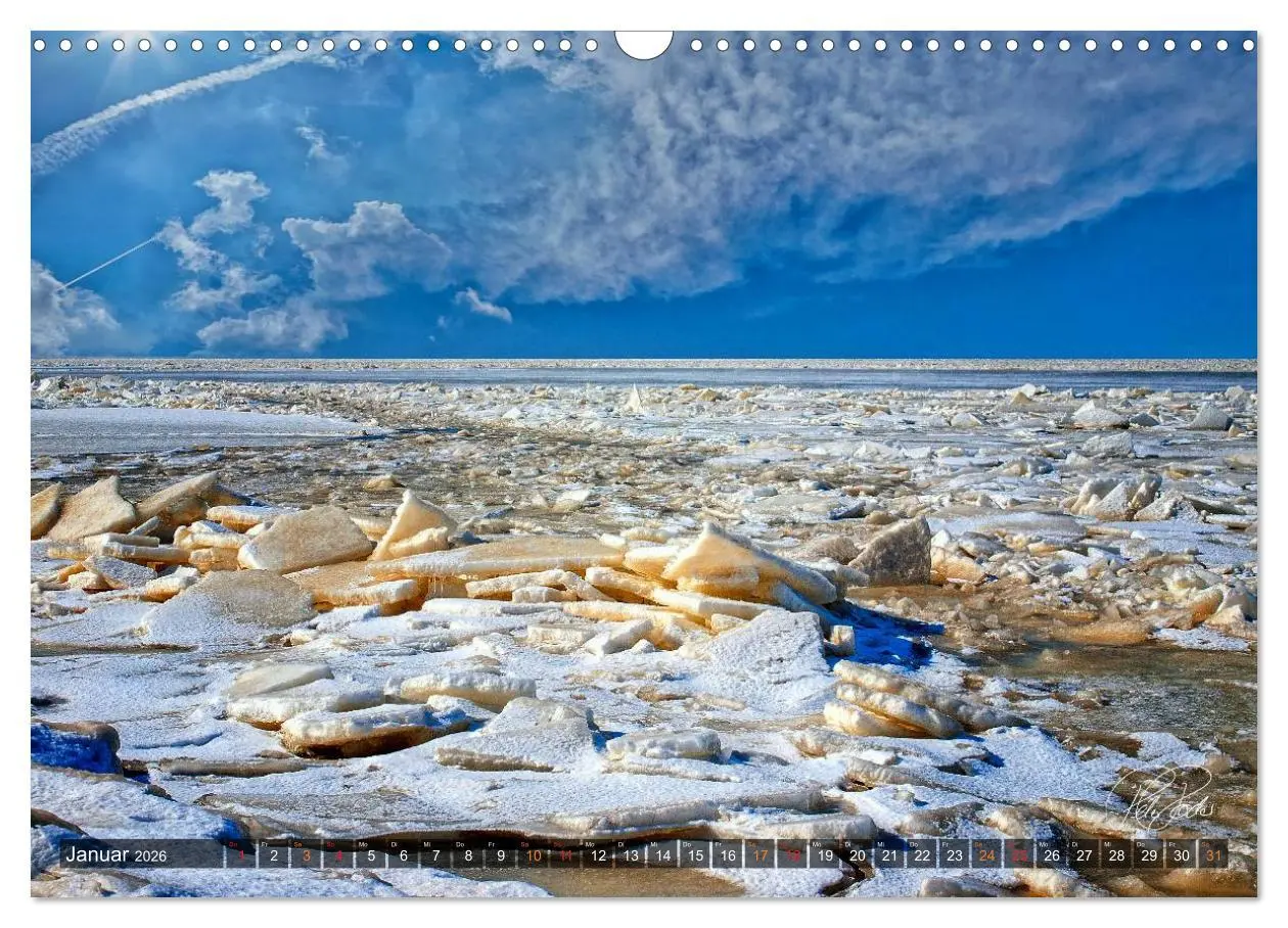 Bild: 9783516144987 | Friesland - Watt und Nordsee / CH-Version (Wandkalender 2026 DIN A3...