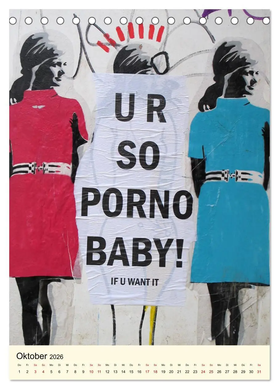 Bild: 9783516384987 | StreetArt London (Tischkalender 2026 DIN A5 hoch), CALVENDO...