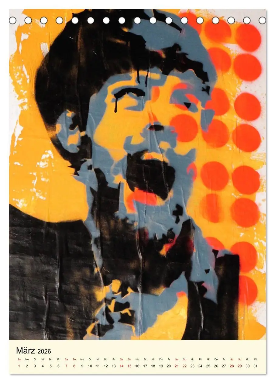 Bild: 9783516384987 | StreetArt London (Tischkalender 2026 DIN A5 hoch), CALVENDO...