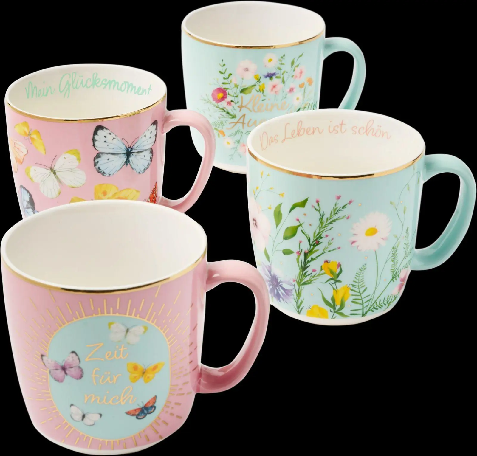 Bild: 4036442015087 | Blütenträume Kaffeebecher "Kleine Auszeit", 350 ml | Groh Verlag
