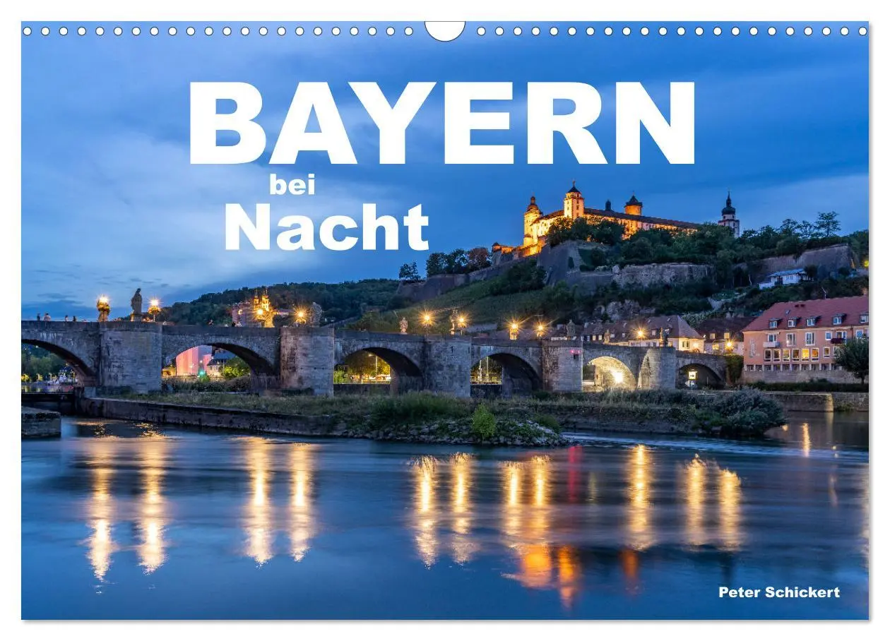 Cover: 9783457635087 | Bayern bei Nacht (Wandkalender 2026 DIN A3 quer), CALVENDO...