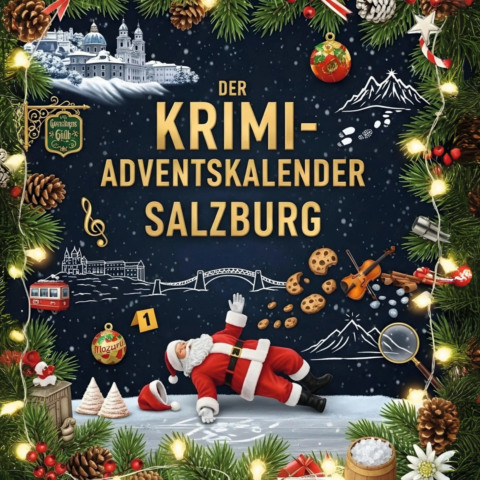 Cover: 9783695305087 | Der Krimi-Adventskalender Salzburg | Mordsverdächtig in 24 Akten