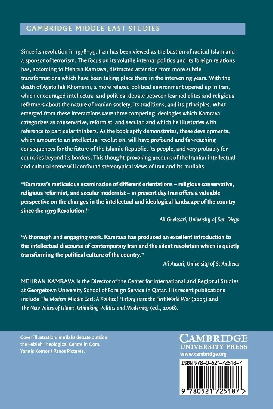 Rückseite: 9780521725187 | Iran's Intellectual Revolution | Mehran Kamrava | Taschenbuch | 2008
