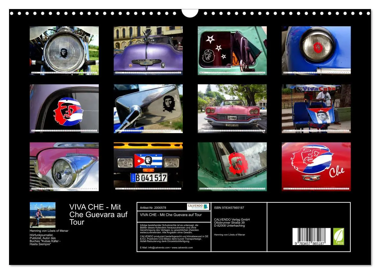 Bild: 9783457865187 | VIVA CHE - Mit Che Guevara auf Tour (Wandkalender 2026 DIN A3...