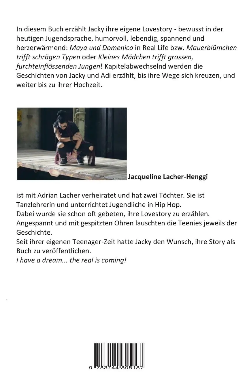 Rückseite: 9783744895187 | Ungeschminkt | meine eigene Lovestory | Jacqueline Lacher-Henggi
