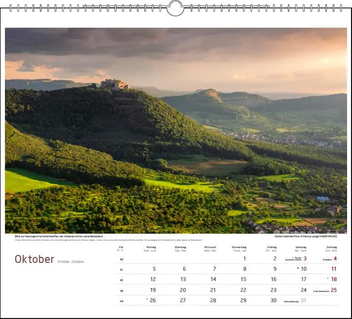 Bild: 9783861925187 | Schwäbische Alb 2026 | verschiedene Fotografen | Kalender | XIII
