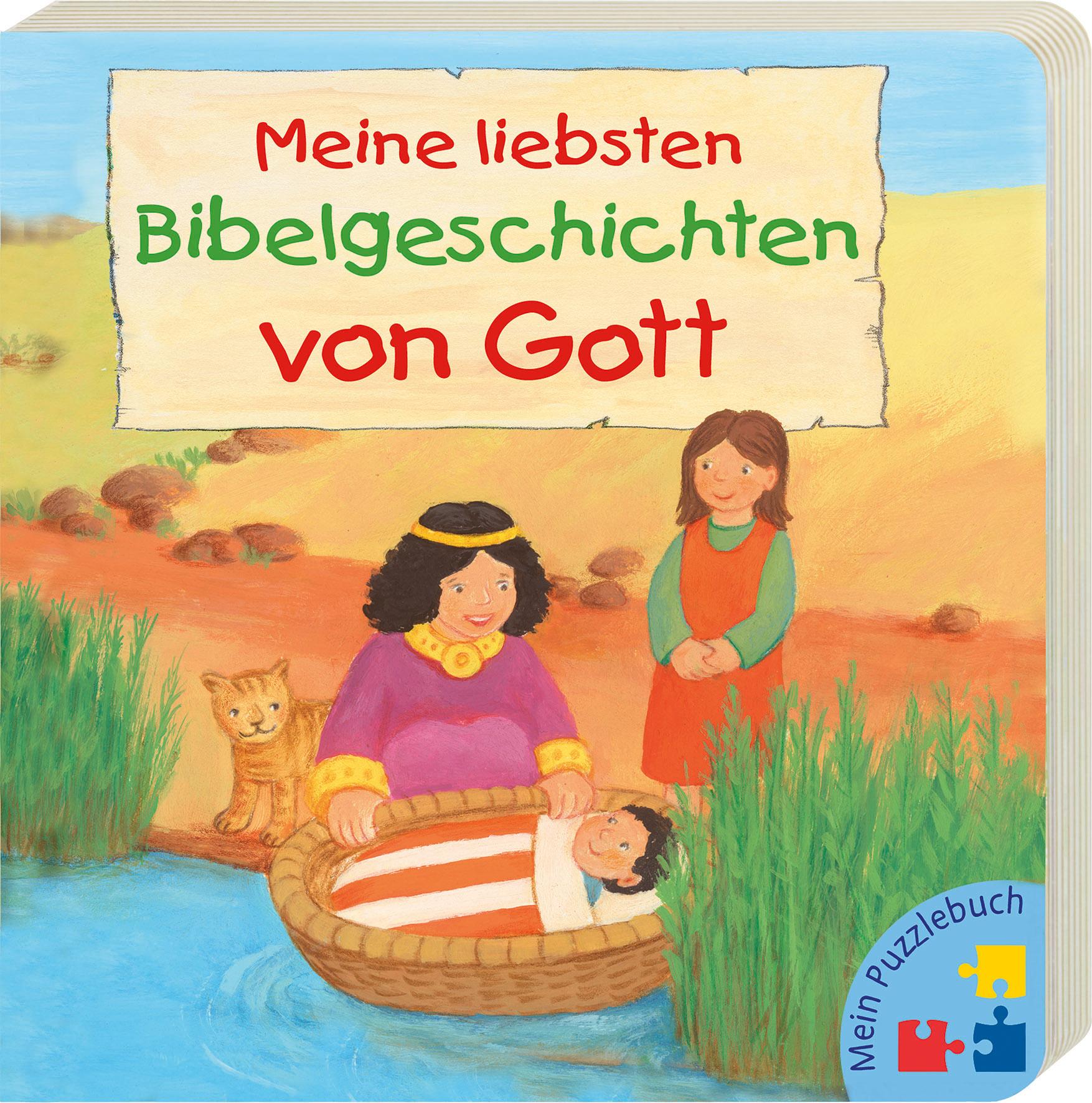Cover: 9783438045287 | Mein Puzzlebuch: Meine liebsten Bibelgeschichten von Gott | Abeln