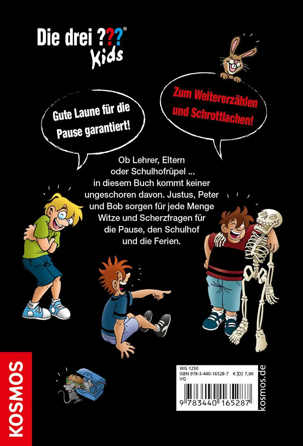 Rückseite: 9783440165287 | Die drei ??? Kids, Schülerwitze | Zum Schrottlachen | - noch unbekannt