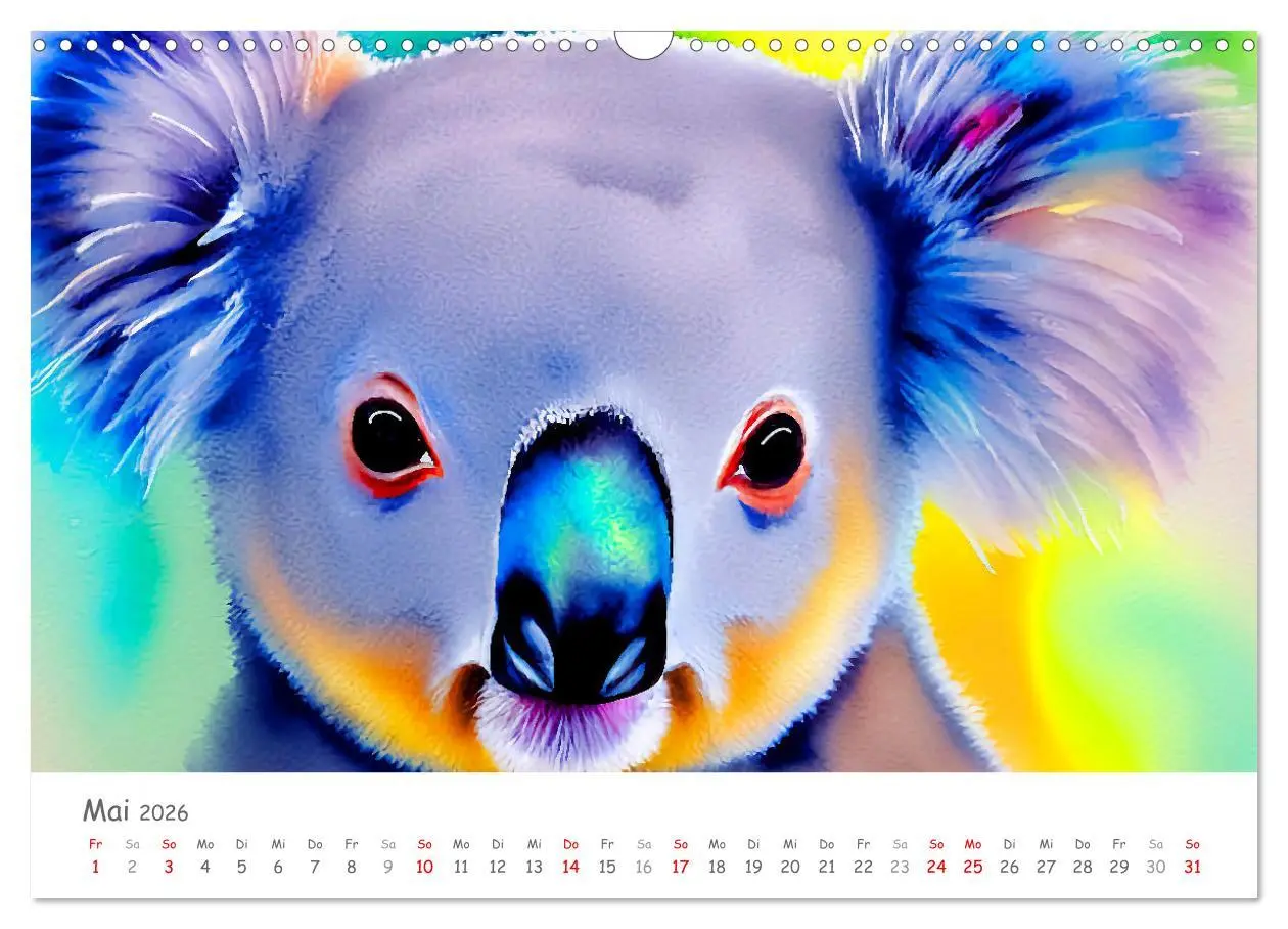 Bild: 9783457855287 | Der Koala 2026. Aschgrauer Beutelbär (Wandkalender 2026 DIN A3...