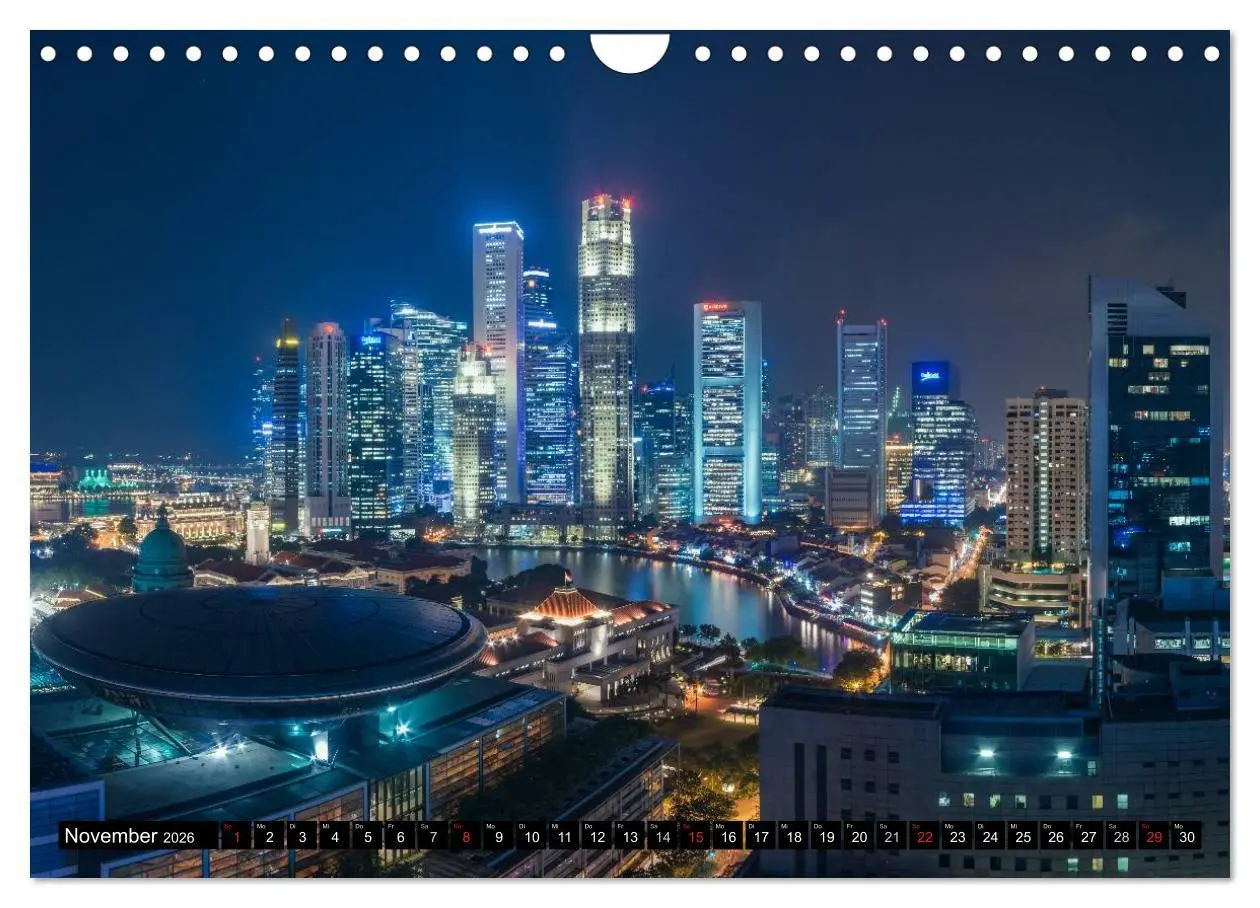 Bild: 9783516015287 | Städte Südostasiens - Singapur &amp; Kuala Lumpur (Wandkalender 2026...