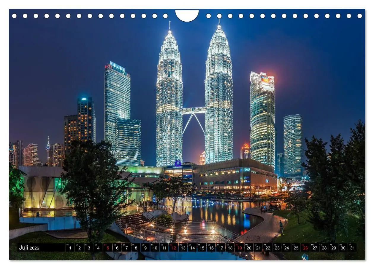 Bild: 9783516015287 | Städte Südostasiens - Singapur &amp; Kuala Lumpur (Wandkalender 2026...