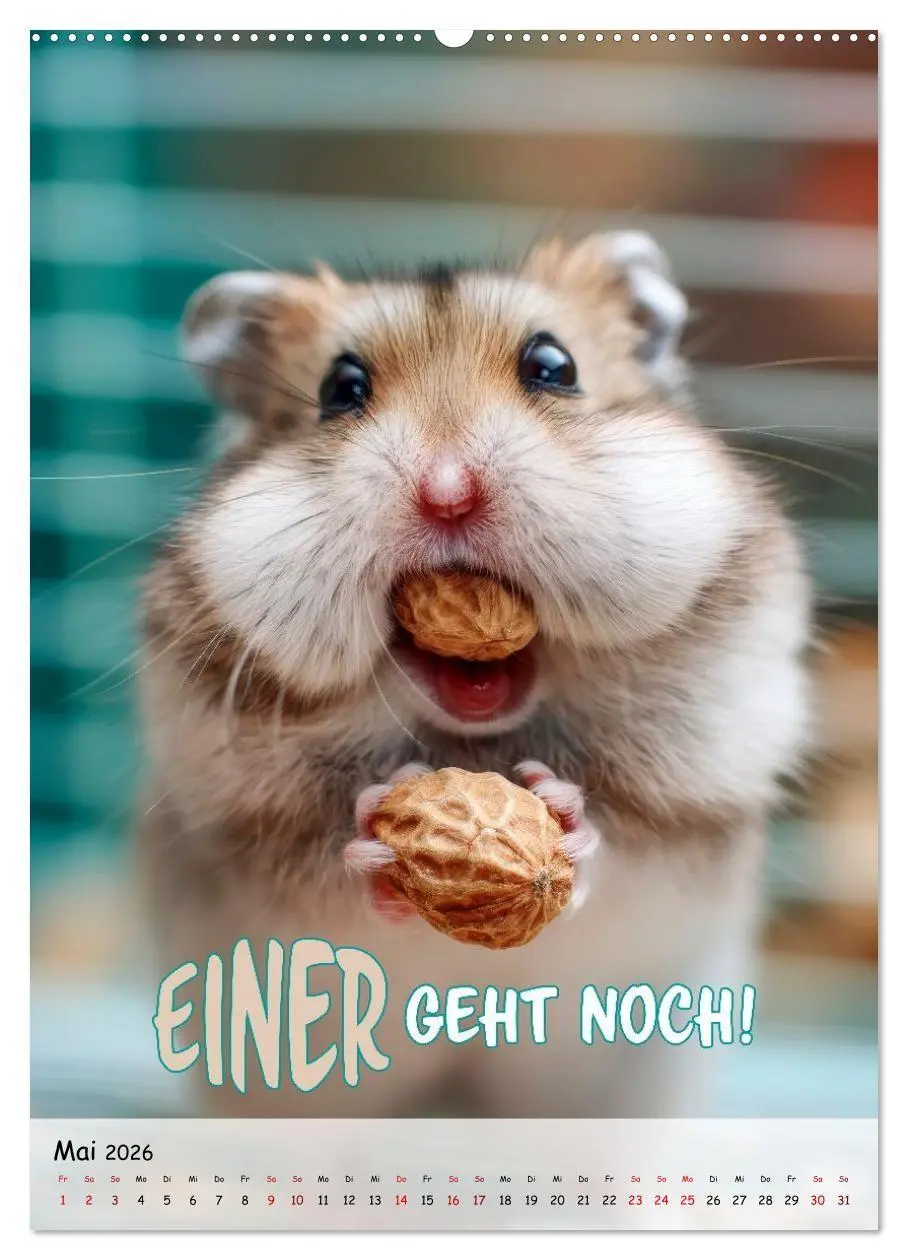 Bild: 9783516705287 | Tierisch erwischt (hochwertiger Premium Wandkalender 2026 DIN A2...