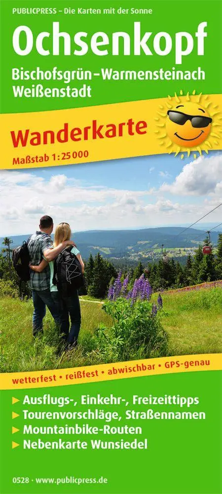 Cover: 9783747305287 | Ochsenkopf 1:25 000 | (Land-)Karte | Wanderkarte/WK | Deutsch | 2018