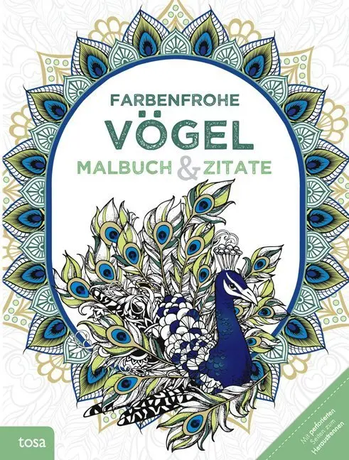 Cover: 9783863135287 | Farbenfrohe Vögel | Malbuch &amp; Zitate | Taschenbuch | 112 S. | Deutsch
