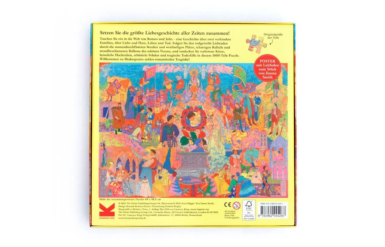 Bild: 9783962445287 | Die Welt von Romeo und Julia - Ein 1000-Teile-Puzzle | Frederik Kugler