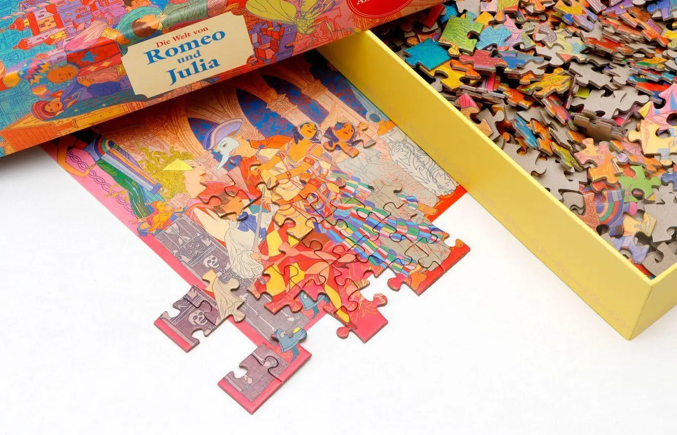 Bild: 9783962445287 | Die Welt von Romeo und Julia - Ein 1000-Teile-Puzzle | Frederik Kugler