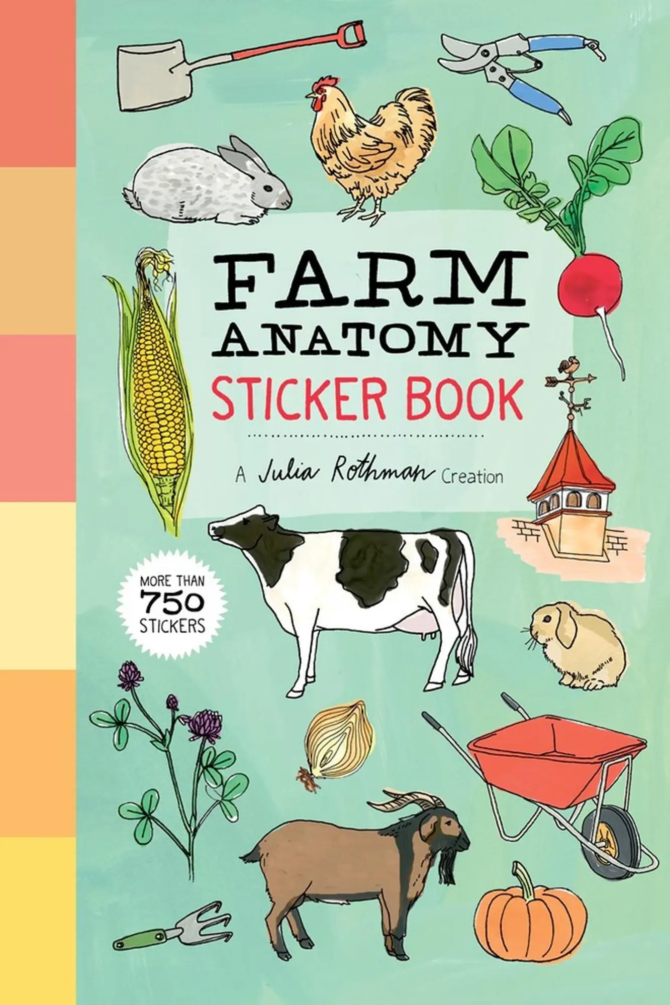 Cover: 9781635865387 | Farm Anatomy Sticker Book | Julia Rothman | Taschenbuch | Englisch