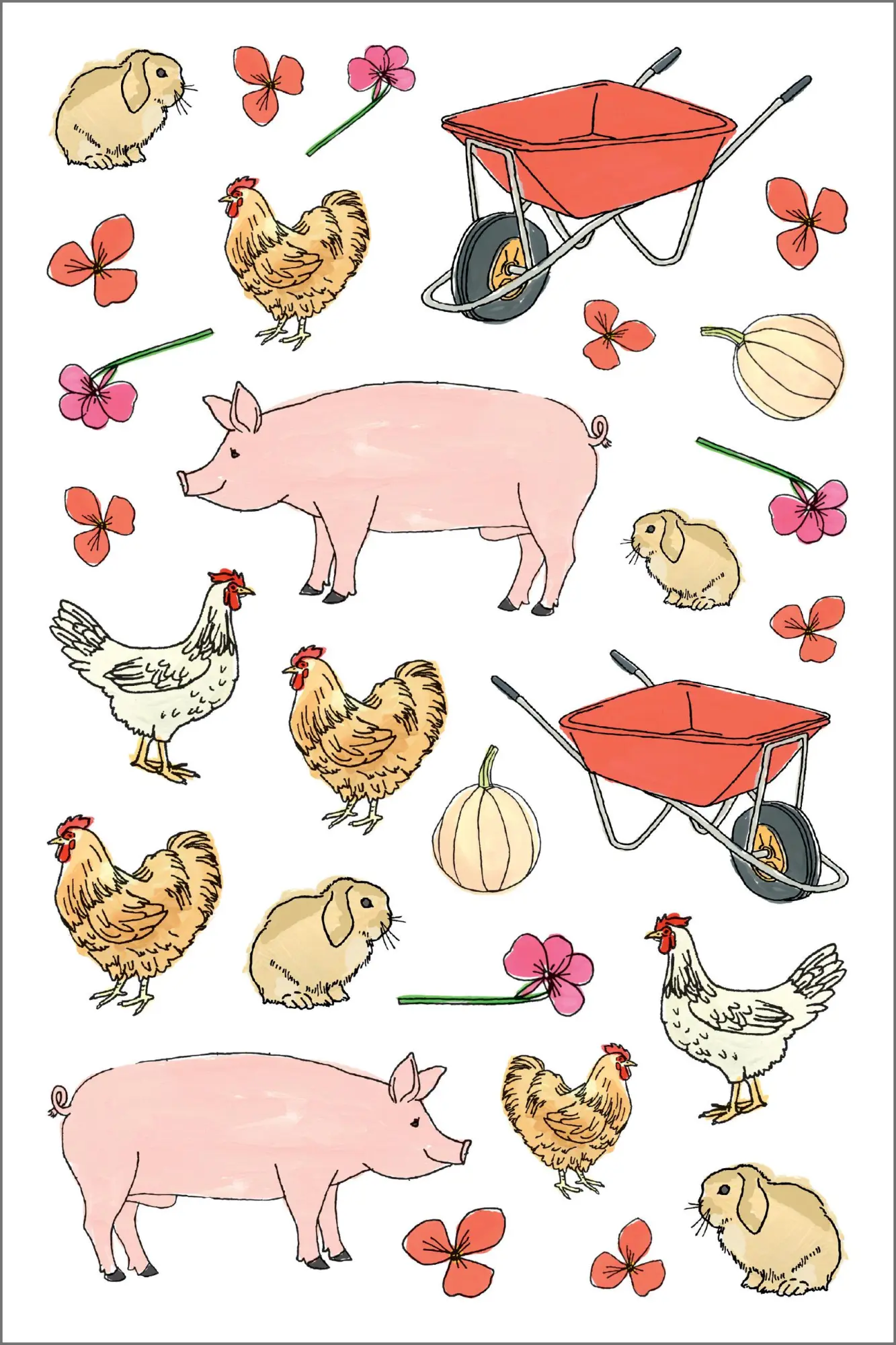 Bild: 9781635865387 | Farm Anatomy Sticker Book | Julia Rothman | Taschenbuch | Englisch