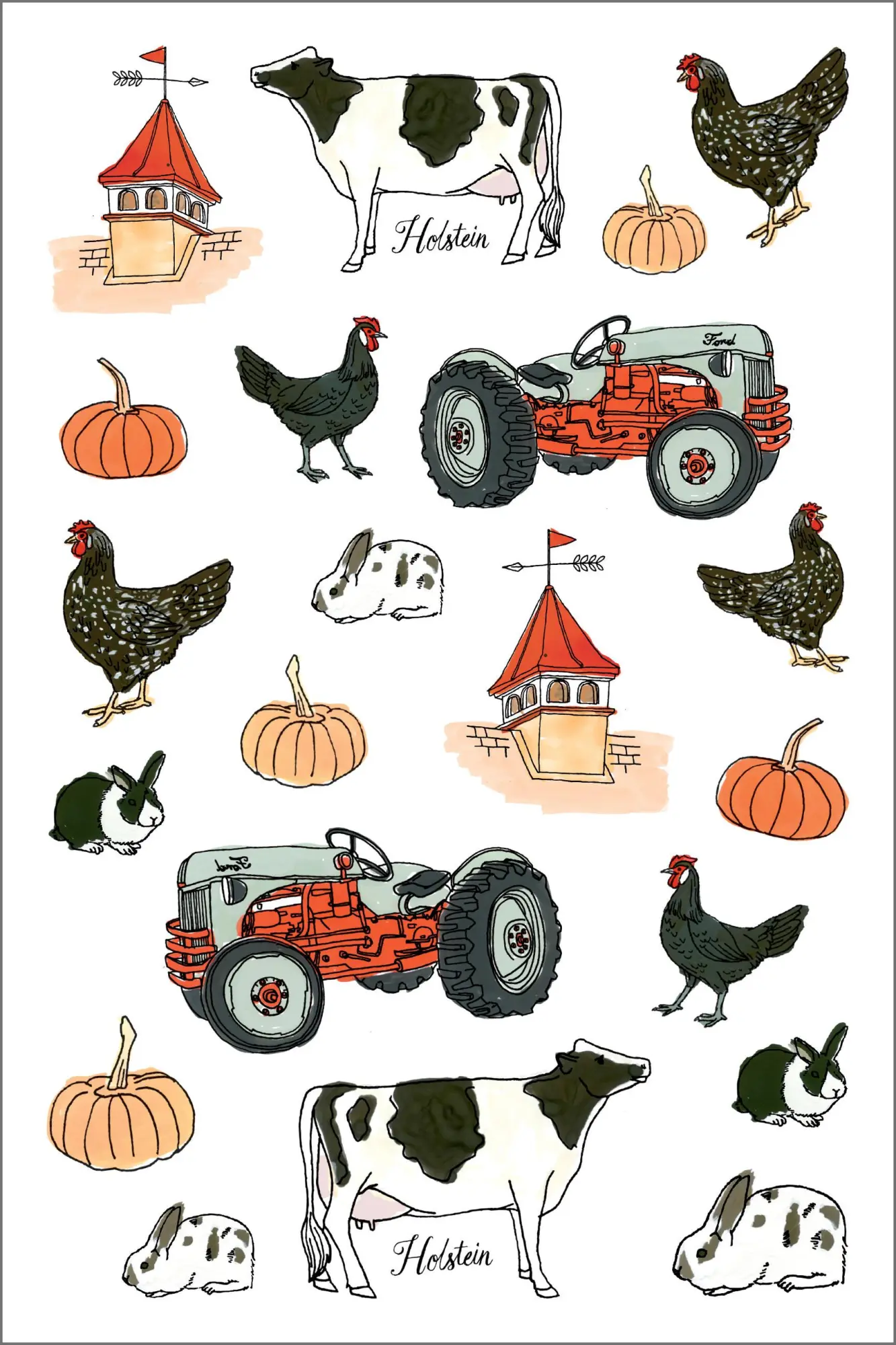 Bild: 9781635865387 | Farm Anatomy Sticker Book | Julia Rothman | Taschenbuch | Englisch