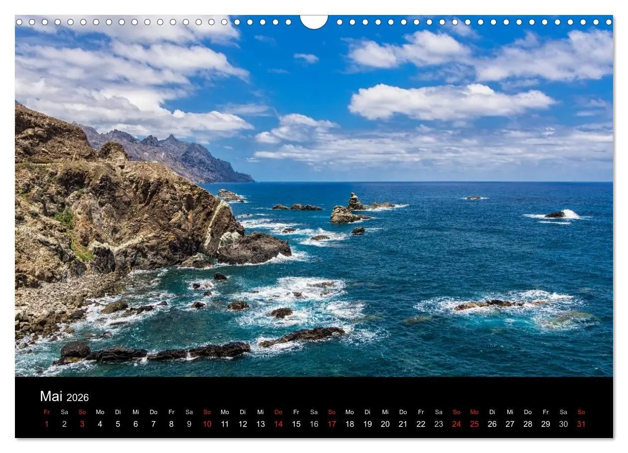 Bild: 9783516175387 | Teneriffa (Wandkalender 2026 DIN A3 quer), CALVENDO Monatskalender