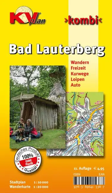 Cover: 9783896415387 | Bad Lauterberg, KVplan, Wanderkarte/Freizeitkarte/Stadtplan,...