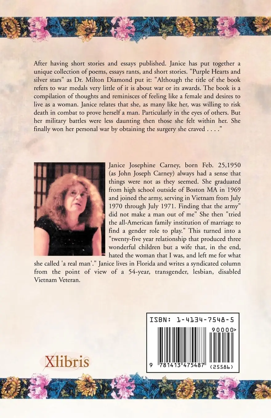 Rückseite: 9781413475487 | Purple Hearts and Silver Stars | Janice Josephine Carney | Taschenbuch