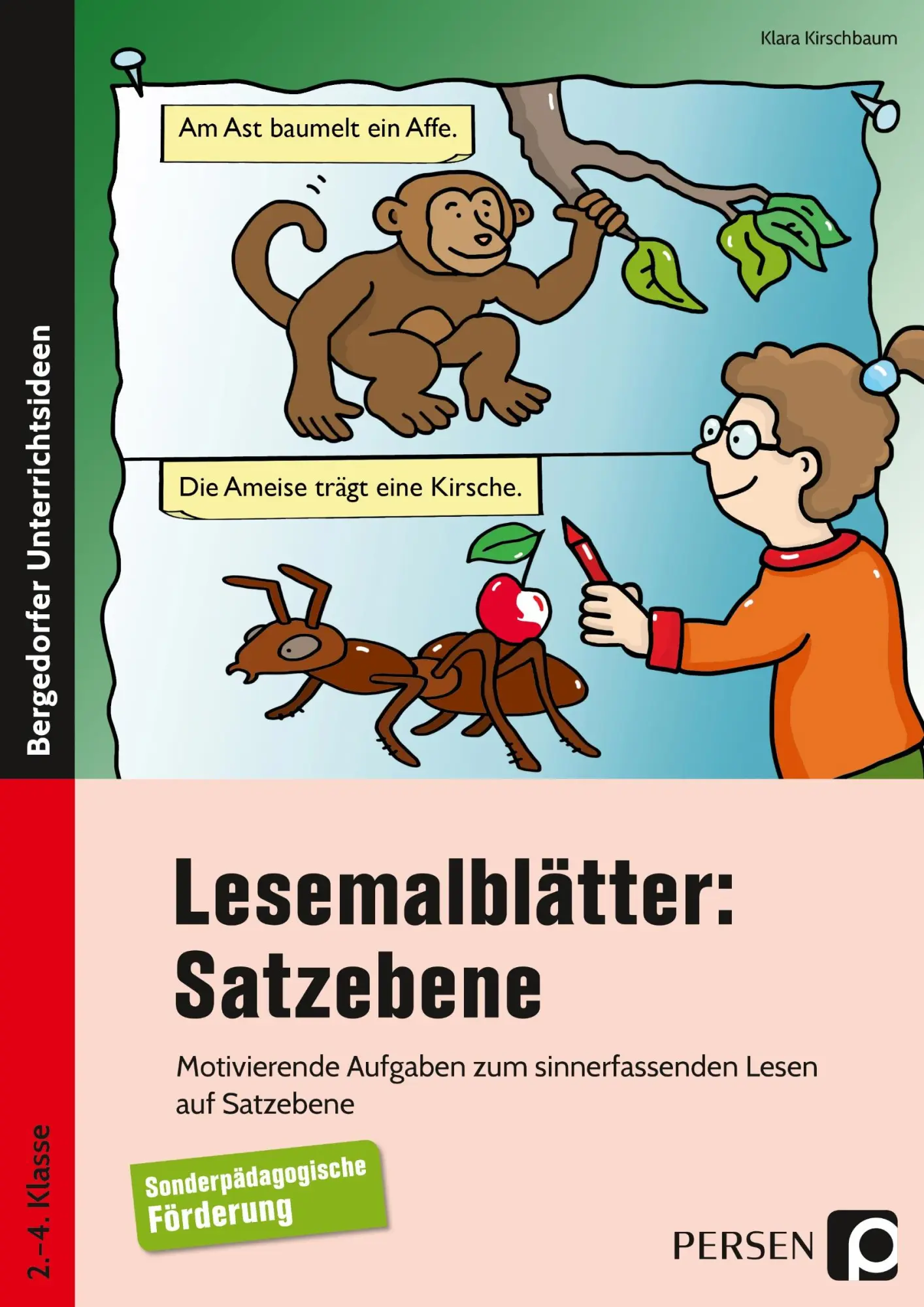 Cover: 9783403205487 | Lesemalblätter: Satzebene | Klara Kirschbaum | Broschüre | 38 S.