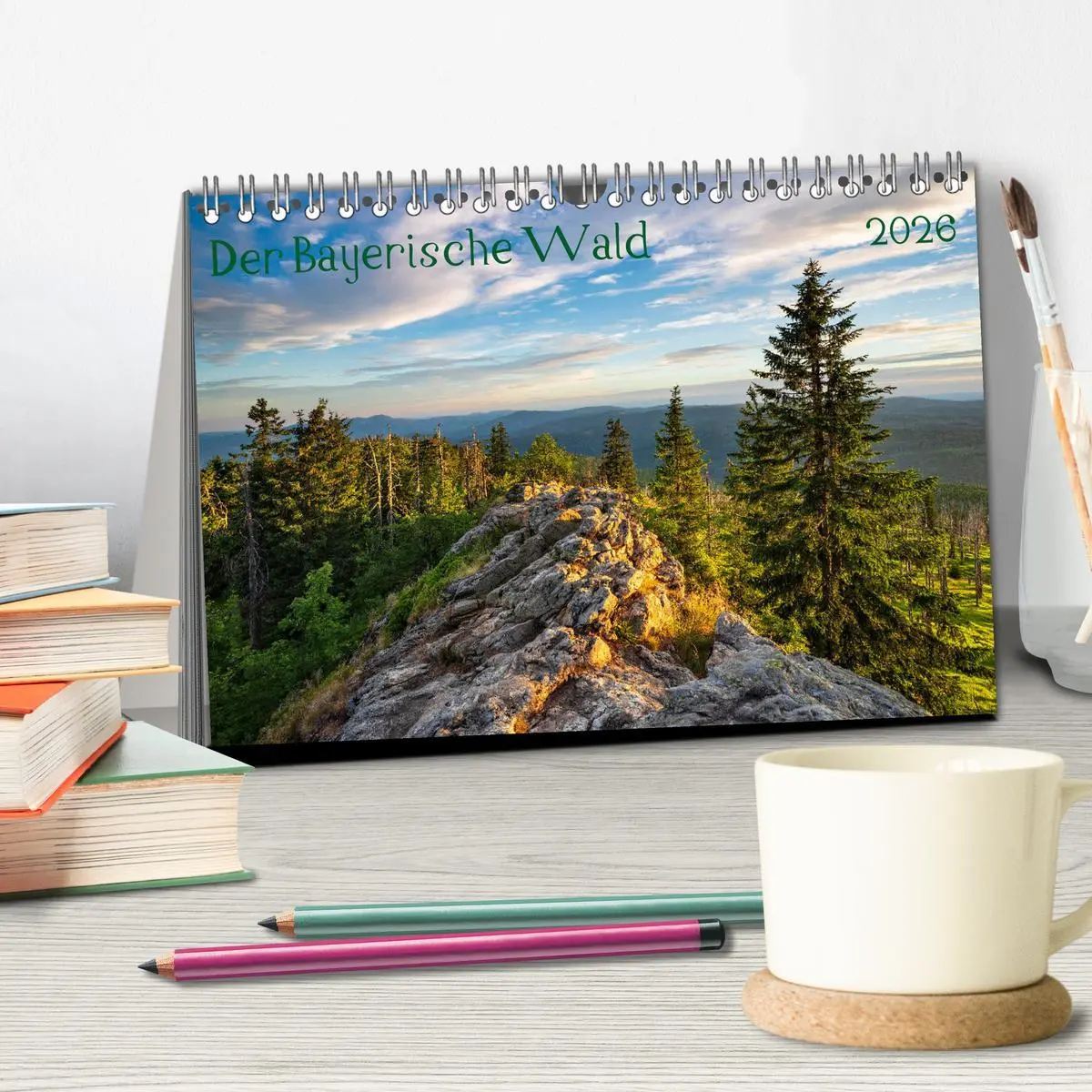 Bild: 9783457765487 | Der Bayerische Wald (Tischkalender 2026 DIN A5 quer), CALVENDO...