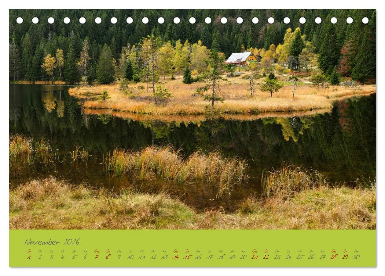 Bild: 9783457765487 | Der Bayerische Wald (Tischkalender 2026 DIN A5 quer), CALVENDO...