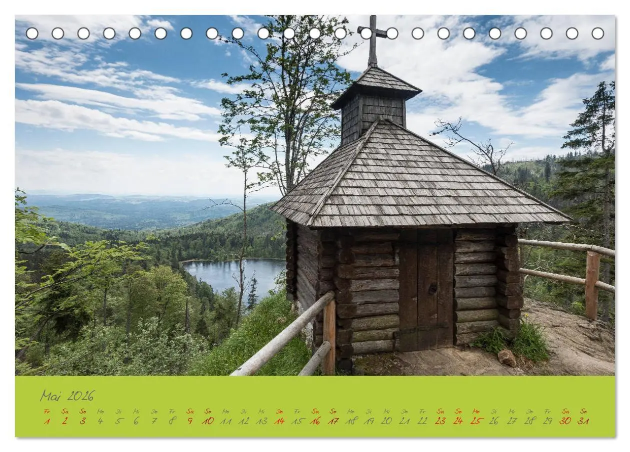 Bild: 9783457765487 | Der Bayerische Wald (Tischkalender 2026 DIN A5 quer), CALVENDO...